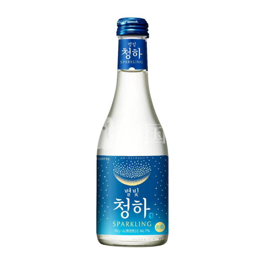 スターライトチョンハ SPARKLING 7度 295ml BOX (12本入) 韓国焼酎