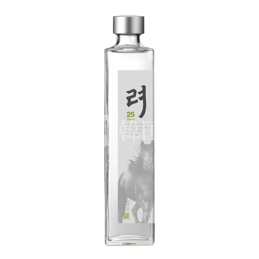蒸留焼酎 REAギフトSET (375mlx2本,グラスx2) 特2号 韓国焼酎 驪