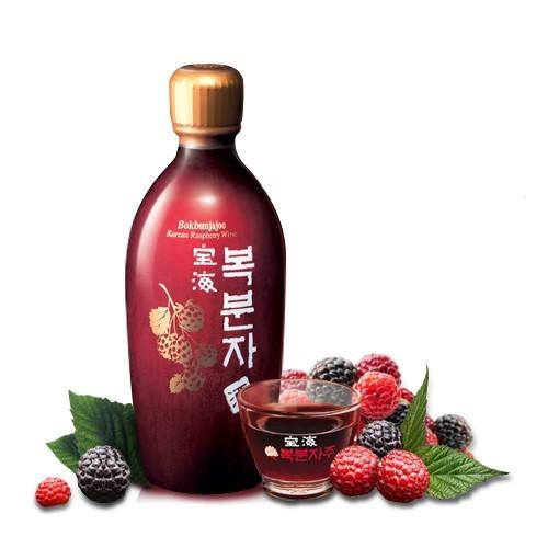 宝海 覆盆子酒 (クマイチゴ酒) 375ml / 韓国お酒 : 韓国広場 - 韓国
