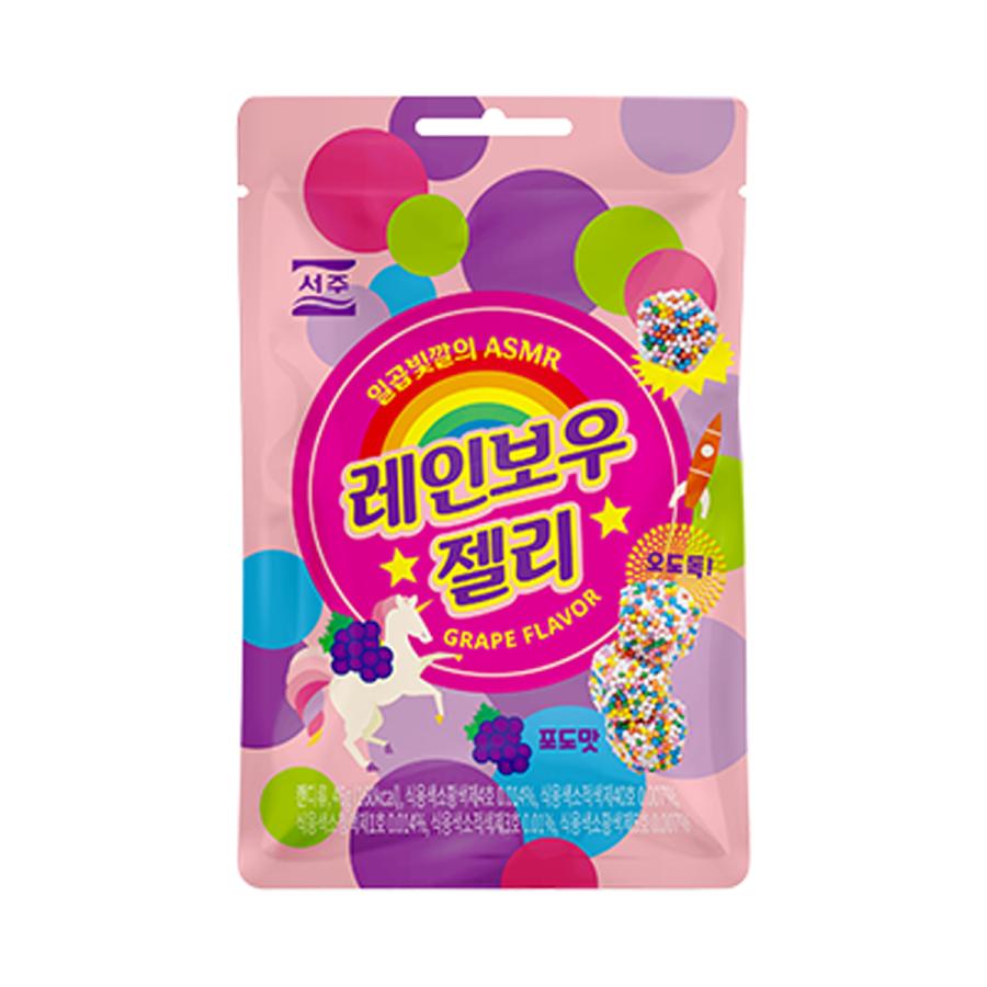 SEOJU レインボーゼリー 46g / 韓国食品 韓国お菓子 : 韓国広場 - 韓国