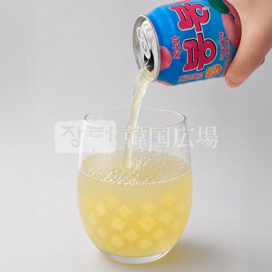 ヘテ 桃ボンボン ジュース 238ml (缶) | ヘテ | 01
