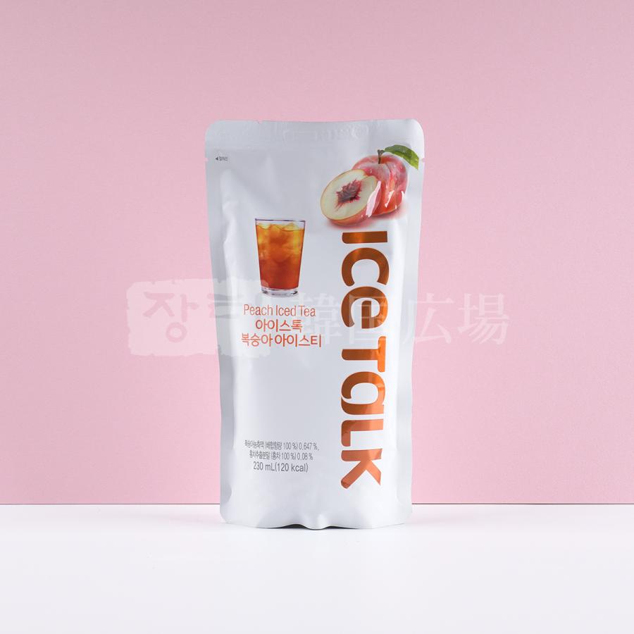 ICETALK ピーチアイスティー 230ml / 韓国飲料 韓国食品 : 韓国広場