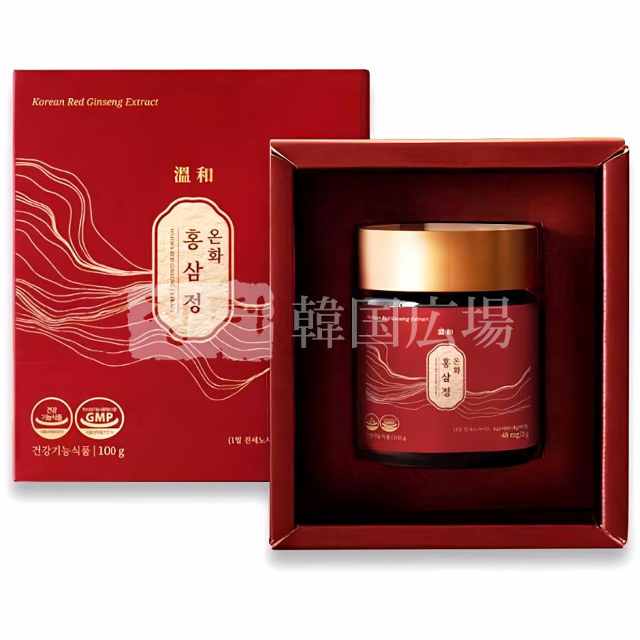 温和 6年根 紅参精ゴールド 100g / 韓国健康食品 : 韓国広場 温和 6年根 紅参精ゴールド 100g / 韓国健康食品 : 韓国広場