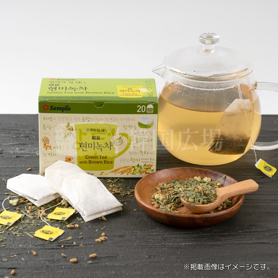 センピョ 玄米緑茶 ティーバック (1.5gx20包入) |  | 02