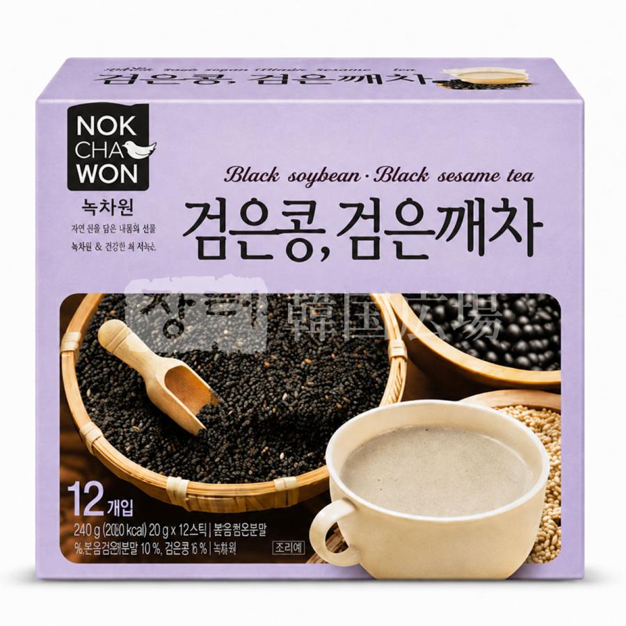緑茶園 黒豆＆黒ごま茶 240g (20gX12包入) | 
