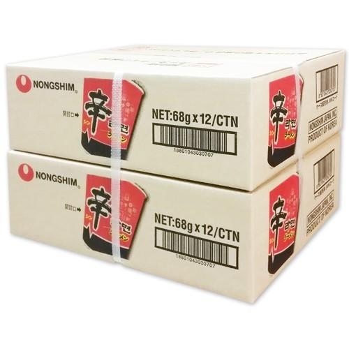 辛みそらーめん 24カップ2箱 NONGSHIM（農心） (小カップ) 辛ラーメン 68g BOX (24個入) : 韓国広場