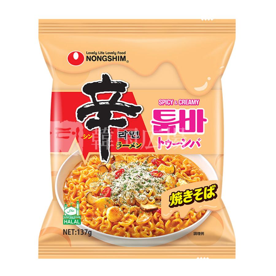 農心 - ［入手困難］辛ラーメントゥーンバ １ケース NONGSHIM 農心 辛ラーメン トゥーンバ 137g マルチパック (4個入