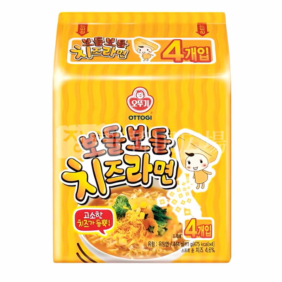 オットギ チーズラーメン 111g マルチパック (4個入) / 韓国食品 韓国ラーメン | オットギ