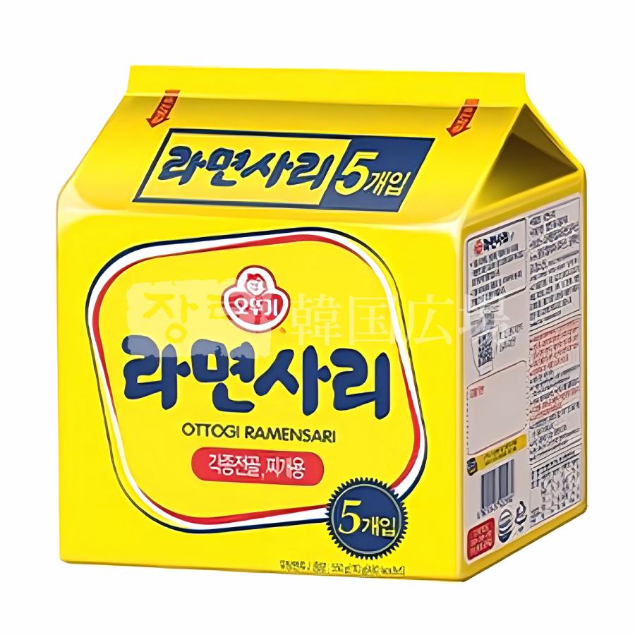 オットギ サリ麺 110gマルチパック (5個入) / 韓国食品 韓国ラーメン | オットギ