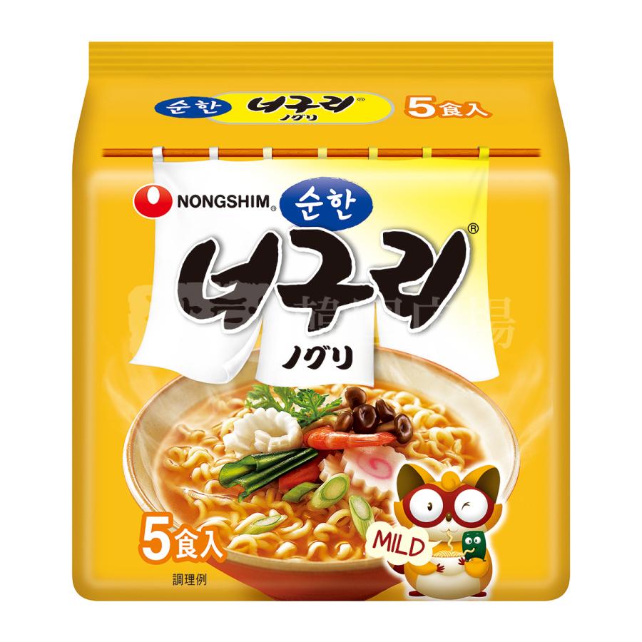 農心 ノグリラーメン 小辛 120g マルチパック (5個入) / 韓国食品 韓国ラーメン｜hiroba