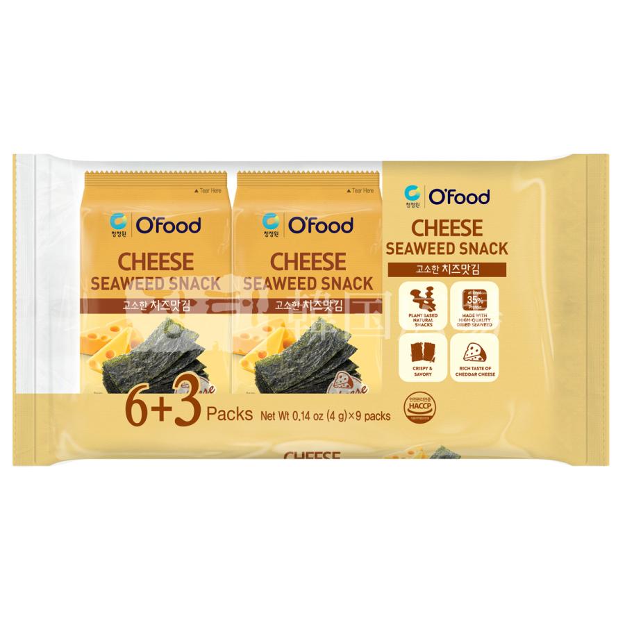 O'food チーズシーズニング海苔 4gX9P :70100160:韓国広場 - 韓国食品のお店 - 通販 - Yahoo!ショッピング O'food チーズシーズニング海苔 4gX9P :70100160:韓国広場 - 韓国食品のお店 - 通販 - Yahoo!ショッピング