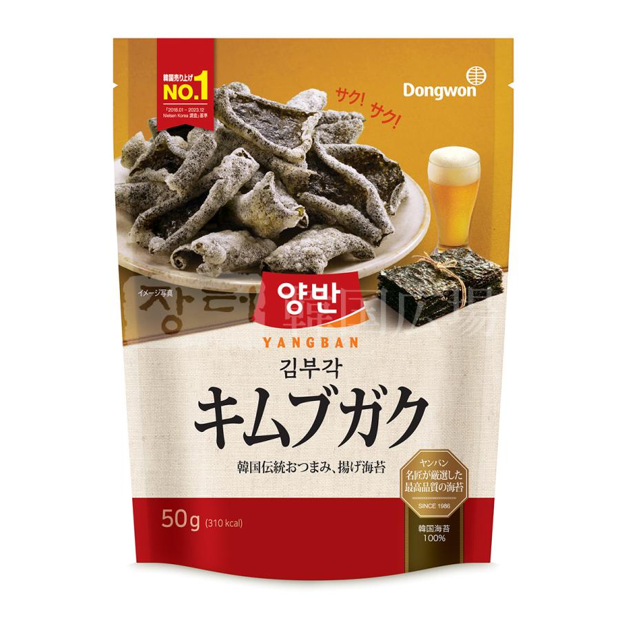 ヤンバン のり天 (ブカク) 50g BOX (16個入) : 韓国広場 - 韓国食品の