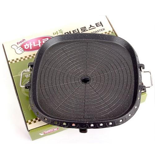 (未使用･未開封品)HANARO　MULTI サムギョプサル用焼肉 プレート (四角） ハナロ」サムギョプサル用焼肉 プレート (四角) | hansai