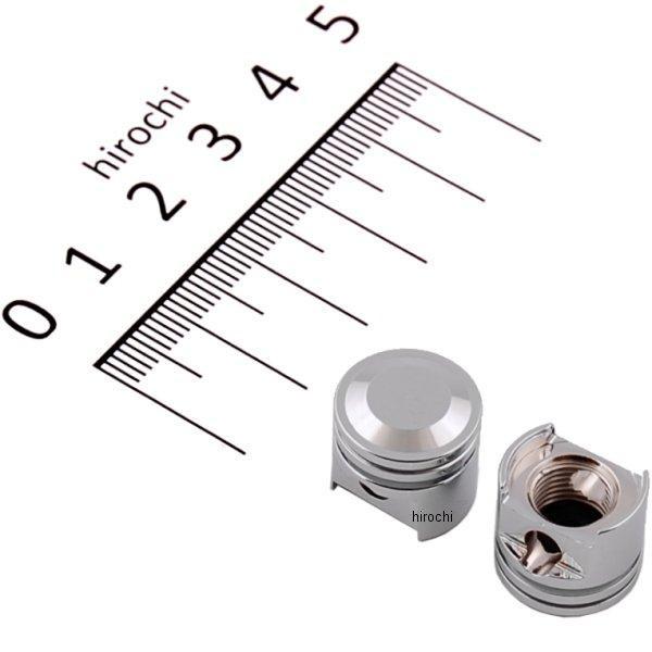 【メーカー在庫あり】 000805 ポッシュ POSH エアーバルブキャップ ビッグボアピストン 2個入り クローム HD店 | 