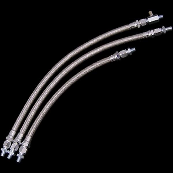 【メーカー在庫あり】 003159 ネオファクトリー オイルラインセット ステンレスメッシュ 68年-82年 FX HD店