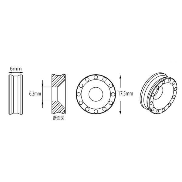 【メーカー在庫あり】 004286-32 POSH ポッシュ M6用 ビレットワッシャー ピンク HD店 | POSH | 01