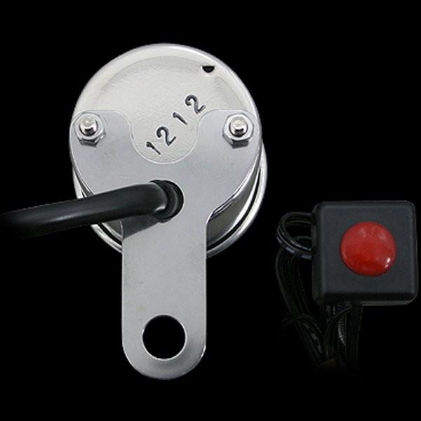【メーカー在庫あり】 010852 ネオファクトリー 48mm アジャスタブルスピードメーター ステンレス 白盤 白光 HD店_1