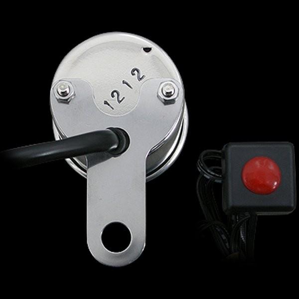 【メーカー在庫あり】 010853 ネオファクトリー 48mm アジャスタブルスピードメーター ステンレス 白盤 橙光 HD店_1