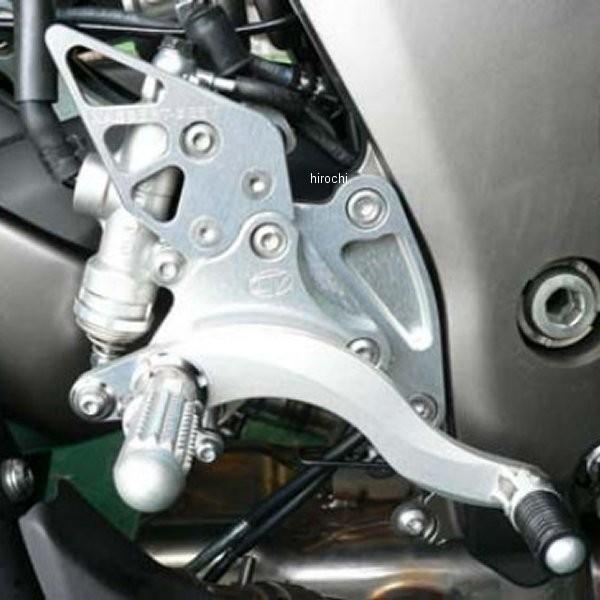 0111-KD6-20 ビート BEET バックステップ 固定式 11年-16年 Z1000、Ninja1000ABS ハイパーバンク シルバー HD店
