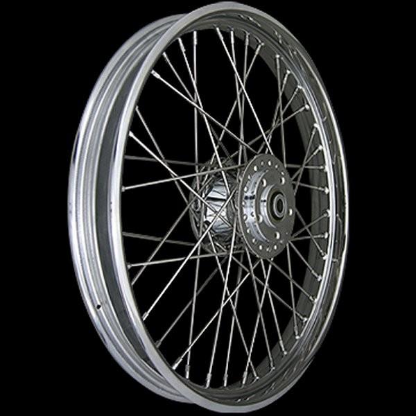 【メーカー在庫あり】 011138 ネオファクトリー フロントホイール 21×2.15インチ 78年-83年 XL・FX用 クローム HD店