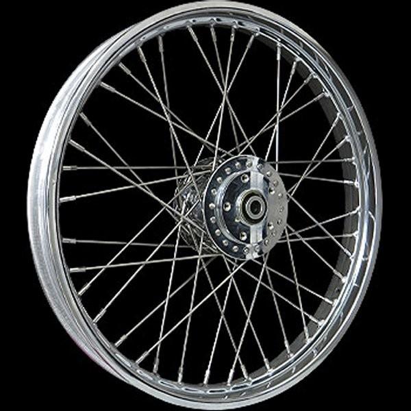 【メーカー在庫あり】 011147 ネオファクトリー 84年-99年 XL・ダイナ用 Fホイール 21×2.15インチ クローム HD店