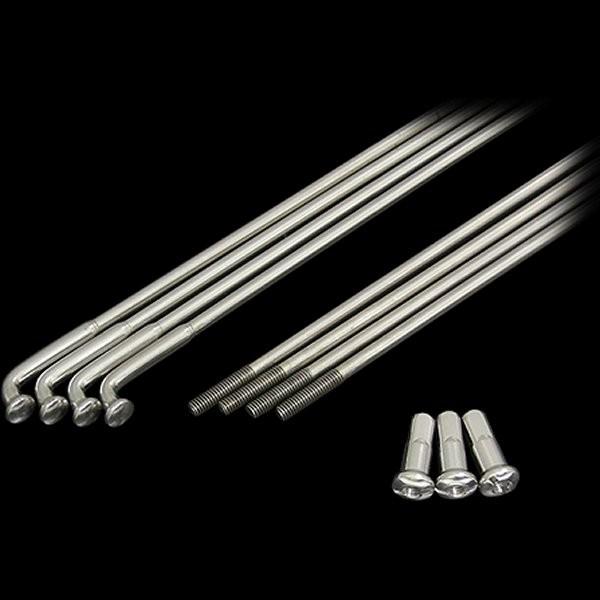 【メーカー在庫あり】 013550 ネオファクトリー ワイドグライド18/19in用 スポークセット ステンレス HD店