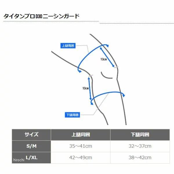 【メーカー在庫あり】 25190-001-L/XL フォックス FOX プロテクター タイタンプロ D3O ニーガード CE 黒 L/XLサイズ HD店｜hirochi2｜03