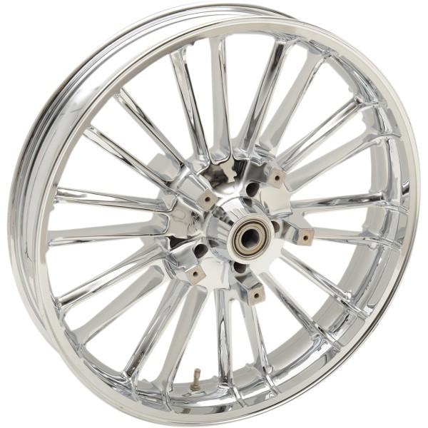 【USA在庫あり】 0201-2222 COASTAL MOTO フロントホイール 21x3.5 アトランティック 08年-21年 FLH ABS無 クローム HD店