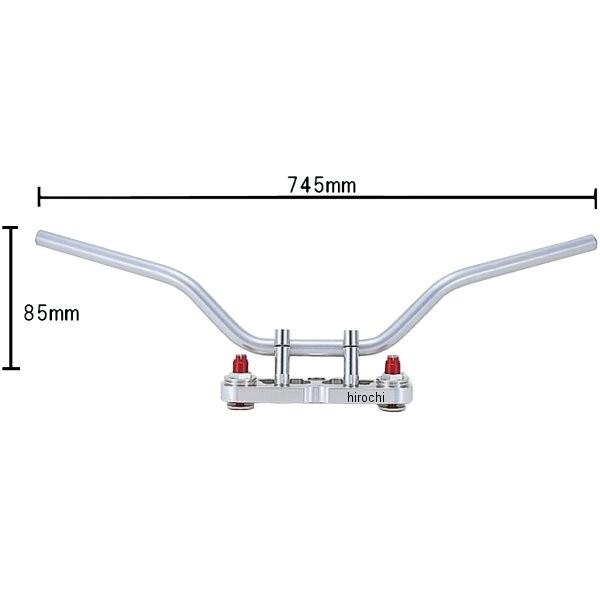 【メーカー在庫あり】 031068 ポッシュ POSH スーパーアップハンドルバー φ22.2mm スチール HD店 |  | 02