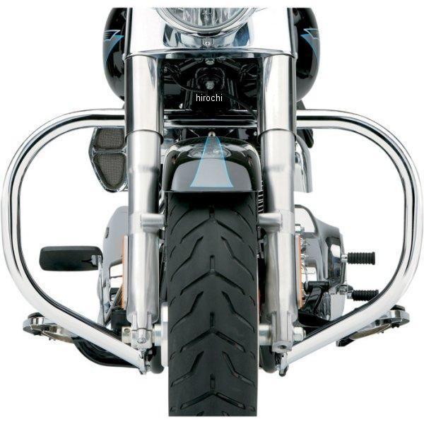 Harley Davidson - 【USA棚卸し資産あり】 0505-1109 コブラ COBRA 発動機かばい立て 太め 00年-17年 FLSTF/FLSTN クローム 固定ディスク店 バイク-車、バイク、自転車-フレーム