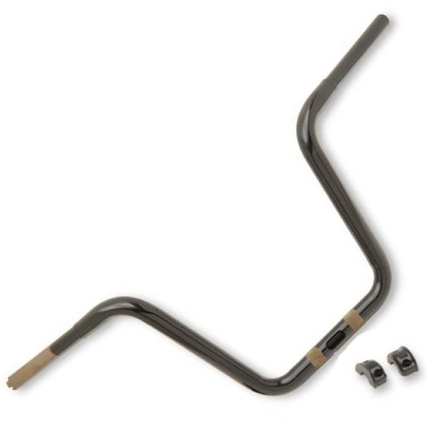 【USA在庫あり】 0601-3857 DRAG 1.25インチ ツーリングハンドルバー 12インチ 15年以降 FLTR 黒(つや有り) HD店
