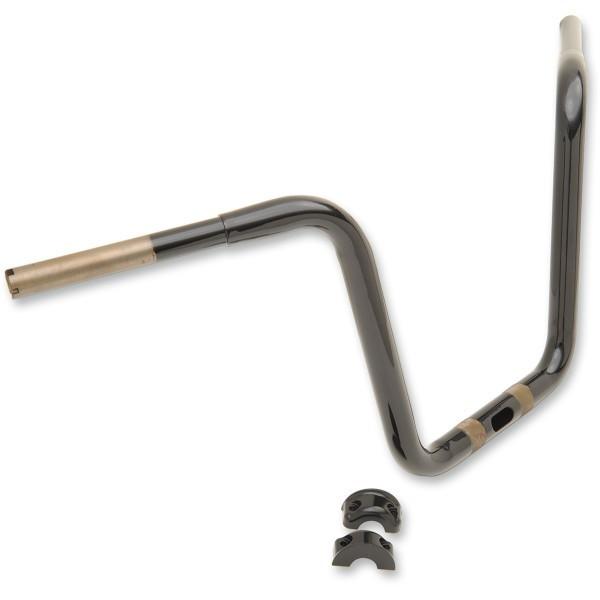 【USA在庫あり】 0601-3857 DRAG 1.25インチ ツーリングハンドルバー 12インチ 15年以降 FLTR 黒(つや有り) HD店の画像