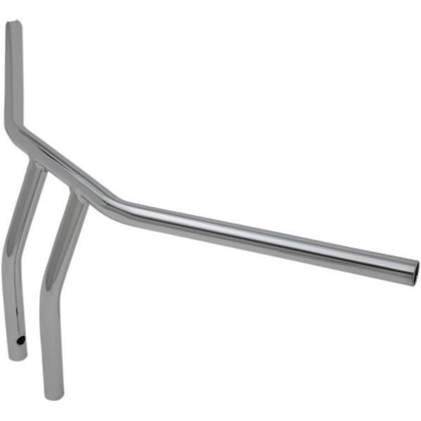 【USA在庫あり】 0601-4230 DRAG 1インチ ハンドルバー 10インチ T-バー Dimpled クローム HD店
