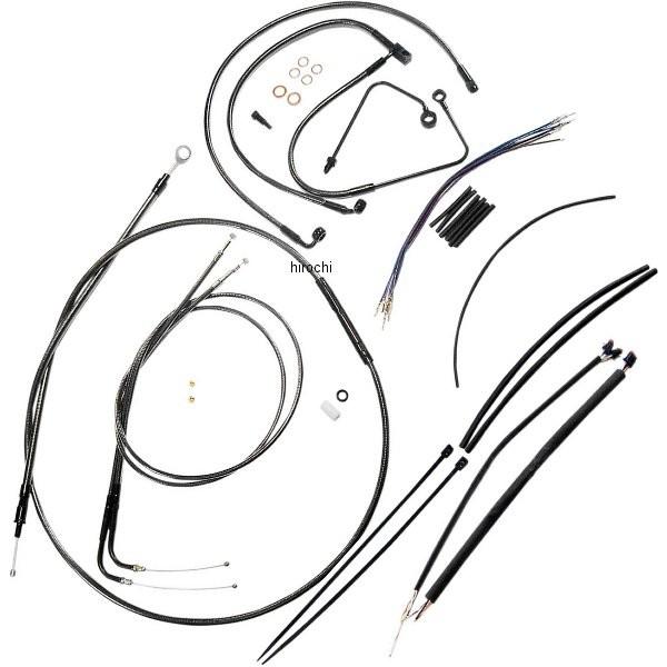 0610-1005 マグナム MAGNUM ケーブルキット 黒 11年-14年 FLS ABS付 12-14インチ エイプバー用 HD店