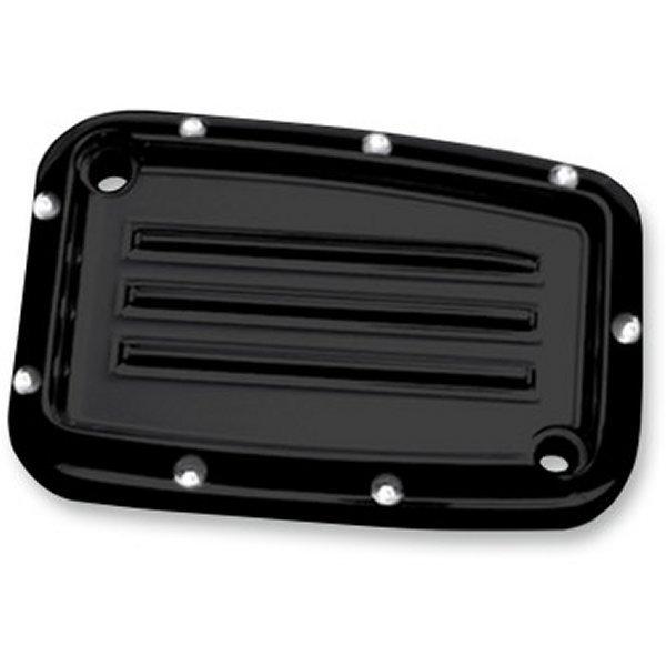 【USA在庫あり】 0610-1963 コビントン Covingtons リア マスターシリンダーカバー 17年以降 FLH ディンプル黒 HD店