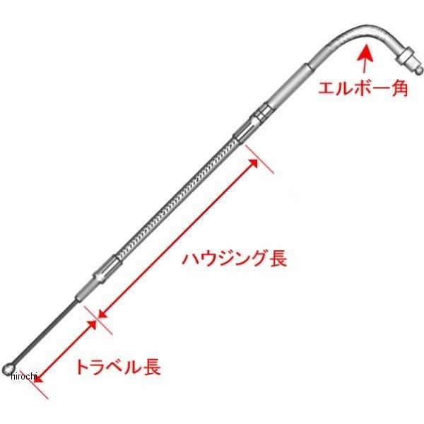 【USA在庫あり】 0650-0397 マグナム MAGNUM スロットルケーブル 36.75インチ クローム スムース フィッティング ハンドルカスタム用 HD店