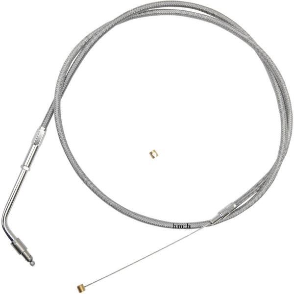 【USA在庫あり】 0650-1419 LAチョッパーズ LA Choppers スロットルケーブル ステンレス 96年-07年 FLHT 18-20インチ用 HD店