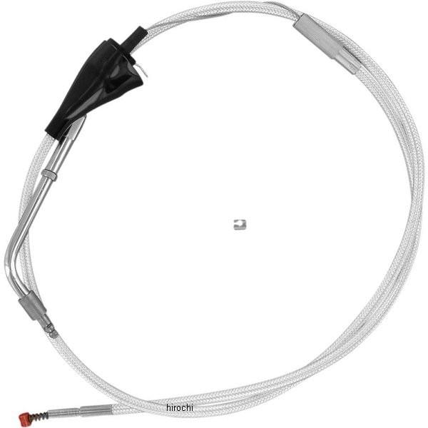 【USA在庫あり】 0651-0550 バーネット Barnett アイドルケーブル 45.5インチ シルバー 02年-07年 FLHTCU、07年 FLTR クルーズ対応 HD店