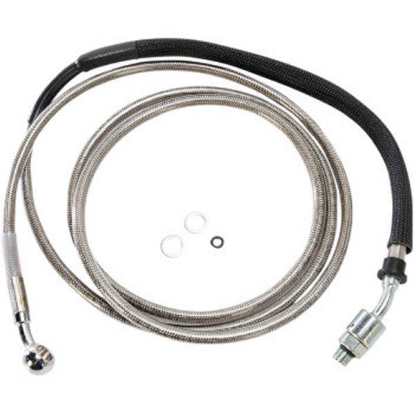 【USA在庫あり】 0661-0007 DRAG クラッチケーブル 13年-16年 CVO +10インチ 80.125インチ ステンレス HD店
