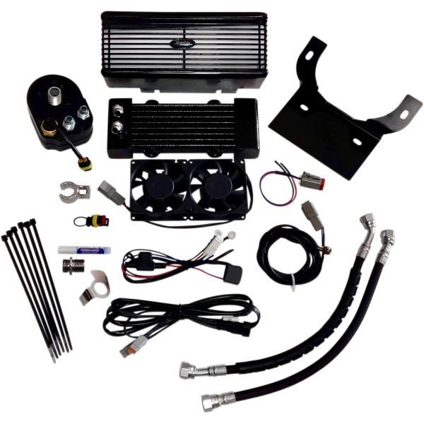 0713-0147 ウルトラクール UltraCool オイルクーラーキット 下側取付 FLT/ FLH 黒(つや有り) HD店
