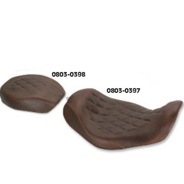 【USA在庫あり】 0803-0397 マスタング Mustang シート ソロ ワイド Tripper FXD 茶 ダイヤモンド HD店 | Harley Davidson | 04