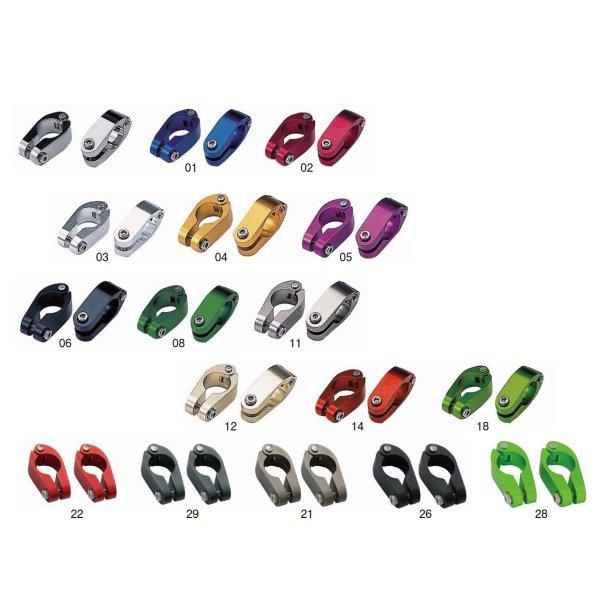 【メーカー在庫あり】 090167-12 ポッシュ POSH クイックリリースブレース 22.4mmクランプ 2個入り シャンパンゴールド HD店 |  | 02