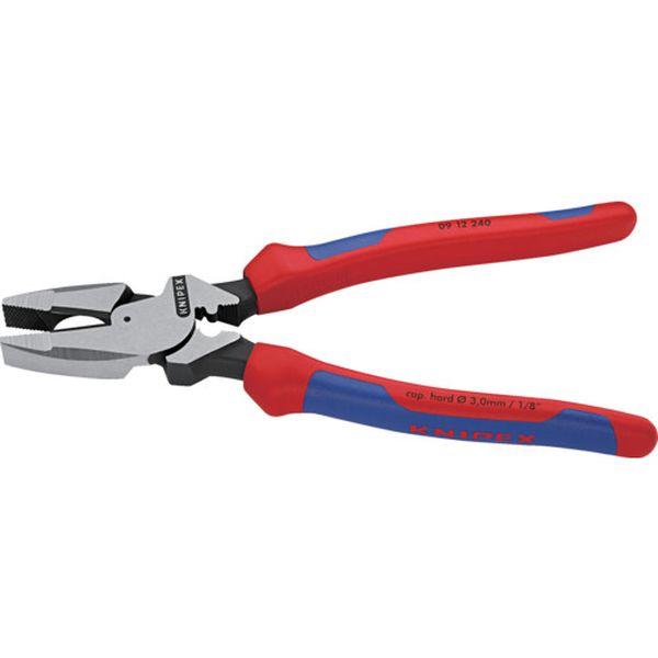 【メーカー在庫あり】 0912-240 0912240  KNIPEX社 KNIPEX 架線工事用強力ペンチ HD店の画像