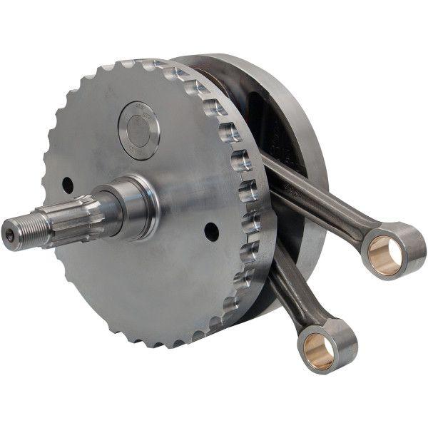 【USA在庫あり】 0922-0120 S&Sサイクル S&S Cycle フライホイール 4"ストローク 03年-06年 Twin Cam B/ベアリング付 HD店