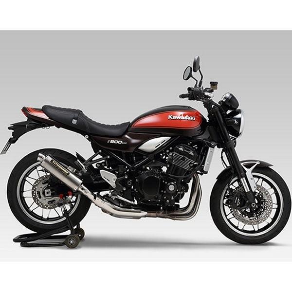 【メーカー在庫あり】 110-269-5480B ヨシムラ スリップオンマフラー サイクロン BREVIS 18年 Z900RS/CAFE 政府認証 チタンブルーカバー HD店
