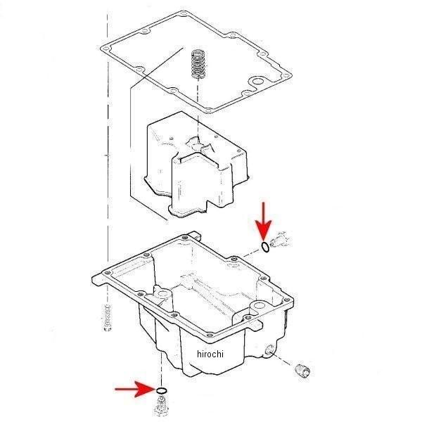 【即納】 11105 0935-0186 ハーレー純正 Oリング エンジンオイル ドレイン用 HD店 | Harley Davidson | 01