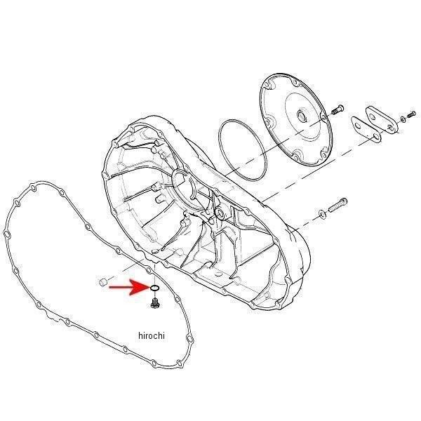 【即納】 11105 0935-0186 ハーレー純正 Oリング エンジンオイル ドレイン用 HD店 | Harley Davidson | 02