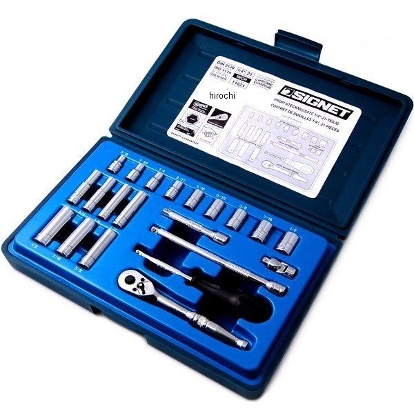 メーカー在庫あり】 11621-SG シグネット SIGNET 1/4DR 21PC インチ