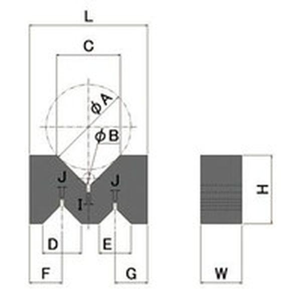 【メーカー在庫あり】 126-150K 126150K 大西測定(株) OSS 鋳鉄製精密ヤゲン台A型 OS-126 150 機械仕上 HD店_1