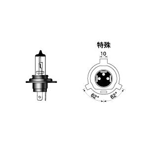 【メーカー在庫あり】 130C M&H マツシマ H4R1 スタンダードハロゲンヘッドライトバルブ 1個入り ブリスターパック 12V45/45W (クリア) HD店 | ホンダ